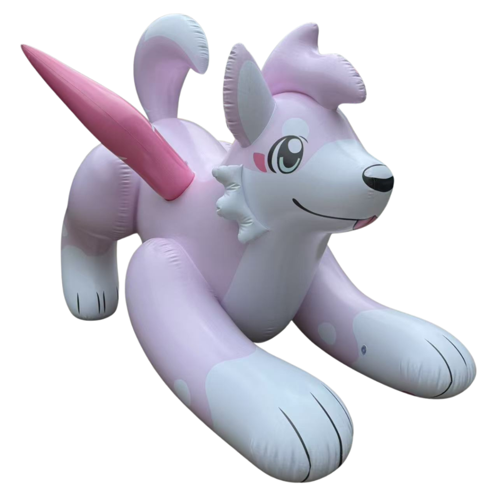 Angel wolf inflatable creation